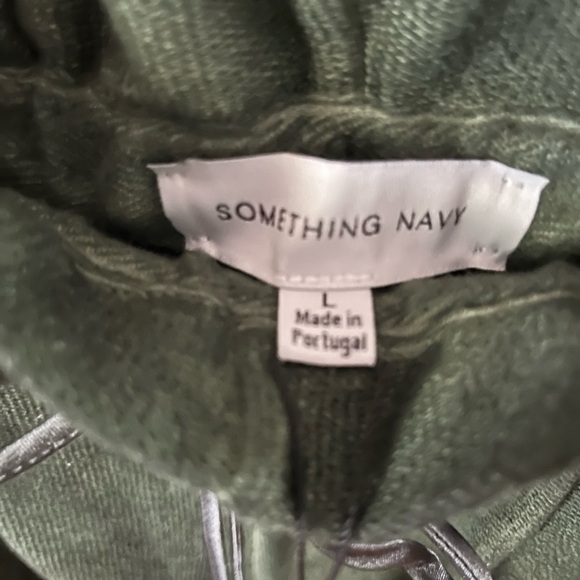 NWT Something Navy Meghan Paperbag Sweatpants - Picture 4 of 7